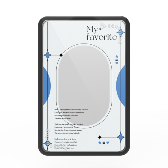 Premium Card Wallet［ Original - Instax Case - Blue ］