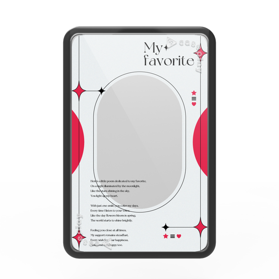 Premium Card Wallet［ Original - Instax Case - Red ］