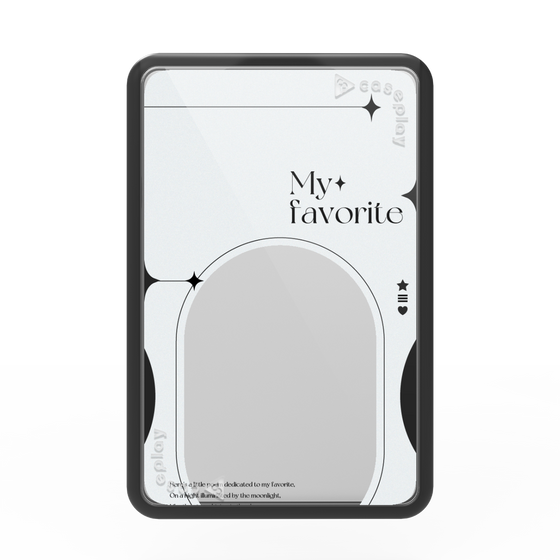 Premium Card Wallet［ Original - Instax Case - Black ］
