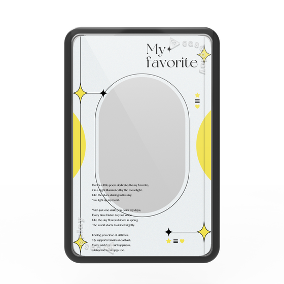 Premium Card Wallet［ Original - Instax Case - Yellow ］