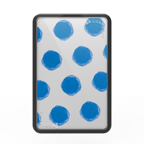 Premium Card Wallet［ Original - Favorite Color Polka Dots - Blue ］