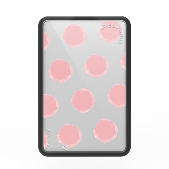 Premium Card Wallet［ Original - Favorite Color Polka Dots - Pink ］
