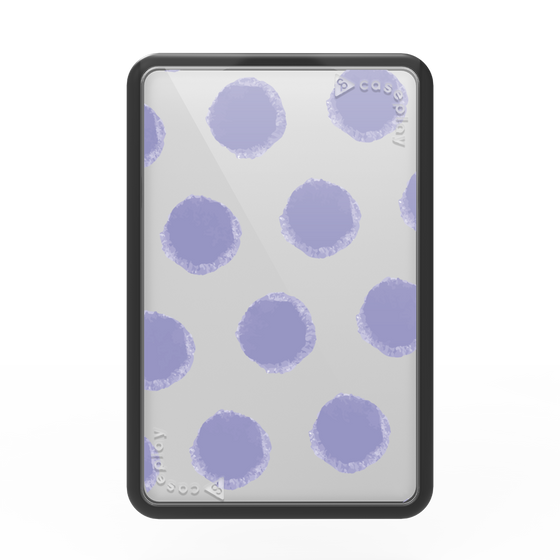 Premium Card Wallet［ Original - Favorite Color Polka Dots - Purple ］