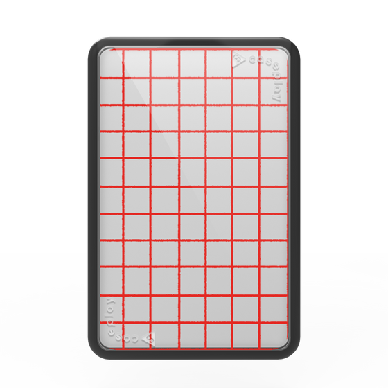 Premium Card Wallet［ Original - Favorite Color Check - Red ］