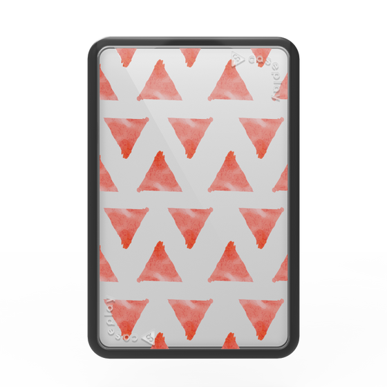 Premium Card Wallet［ Original - Favorite Color Triangle - Red ］