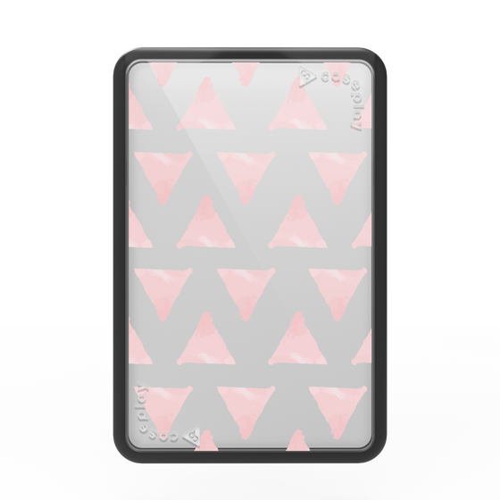 Premium Card Wallet［ Original - Favorite Color Triangle - Pink ］