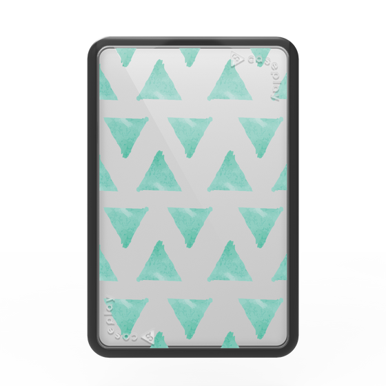 Premium Card Wallet［ Original - Favorite Color Triangle - Green ］