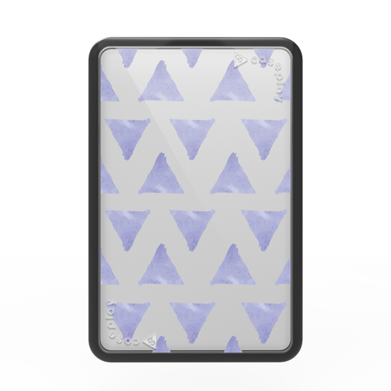 Premium Card Wallet［ Original - Favorite Color Triangle - Purple ］