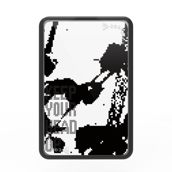 Premium Card Wallet［ Original - Dot Overlay - KEEP YOUR HEAD UP/C ］