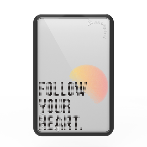 Premium Card Wallet［ Original - Dot Overlay - FOLLOW YOUR HEART/A ］