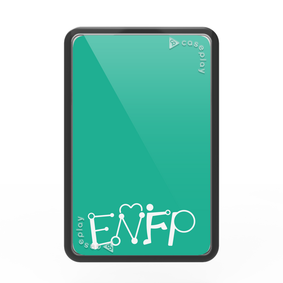 Premium Card Wallet［ Original - ENFP Campaigner - Alphabet - Green ］