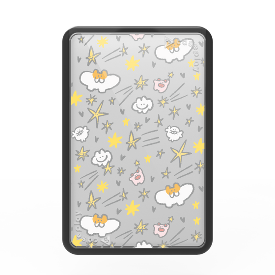 Premium Card Wallet［ Mokumoku-chan - Stars ］