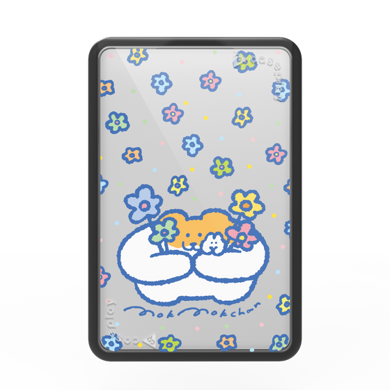 Premium Card Wallet［ Mokumoku-chan - Flowers ］