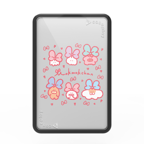 Premium Card Wallet［ Mokumoku-chan - Ribbons ］