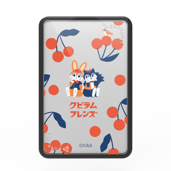 Premium Card Wallet［ Kuppyramu Friends - Cherry ］