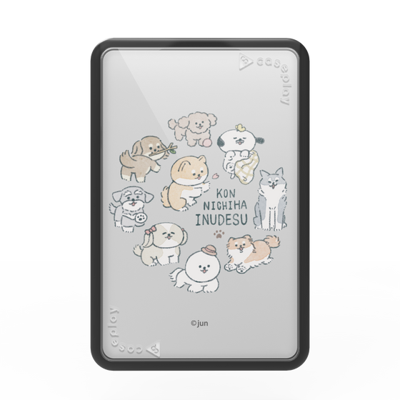 Premium Card Wallet［ Hello, It's Dog - All Together - Clear ］