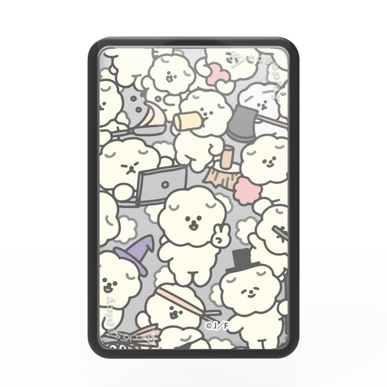 Premium Card Wallet［ Mossari Mosao - Fluffy - Clear ］