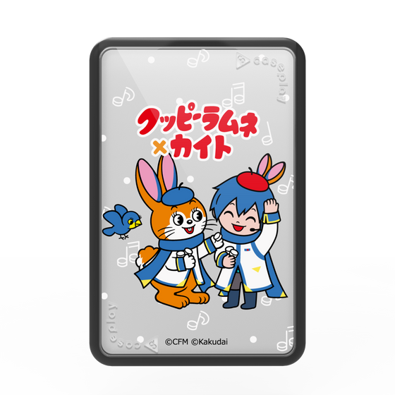 Premium Card Wallet［ Hatsune Miku × Kuppy Ramune – KAITO × Kuppy – Chibi Illustration ］