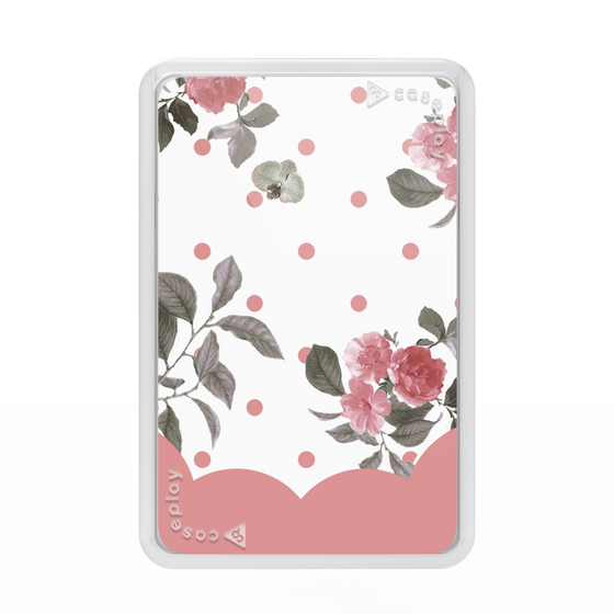 Premium Card Wallet［ Twin Dot Flower - Pink ］