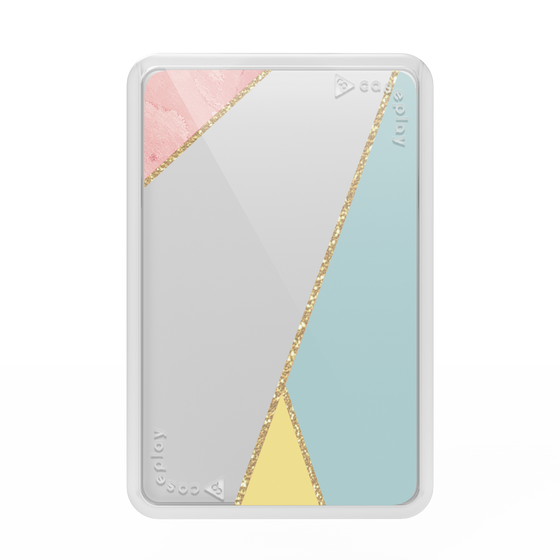 Premium Card Wallet［ Marble Triangle Palette - Mix ］