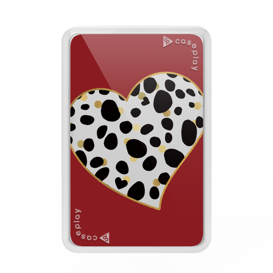 Premium Card Wallet［ Dalmatian Heart ］