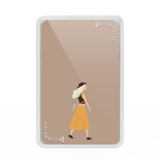 Premium Card Wallet［ Never Mind - Beige ］