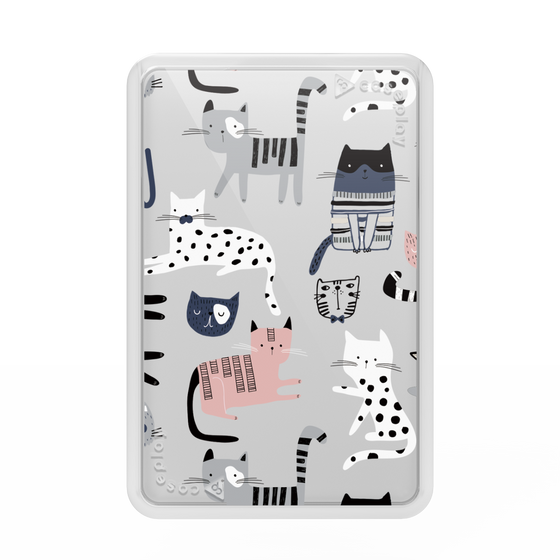 Premium Card Wallet［ Funny Cats - 03 ］
