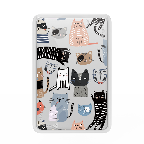Premium Card Wallet［ Funny Cats - 04 ］