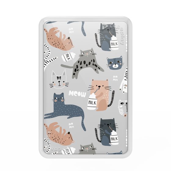 Premium Card Wallet［ Funny Cats - 05 ］