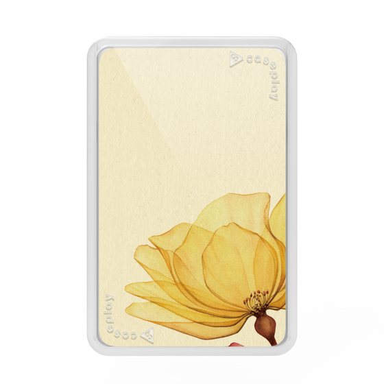 Premium Card Wallet［ Natural Flower - Yellow ］