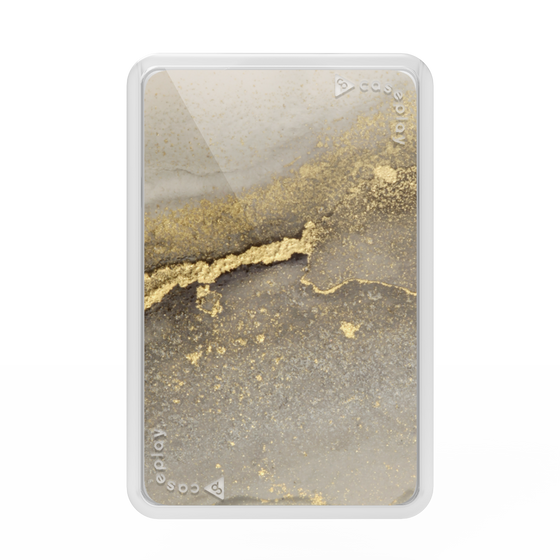 Premium Card Wallet［ Marble Gray ］