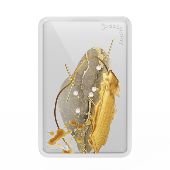 Premium Card Wallet［ Nuance Painting Gray ］