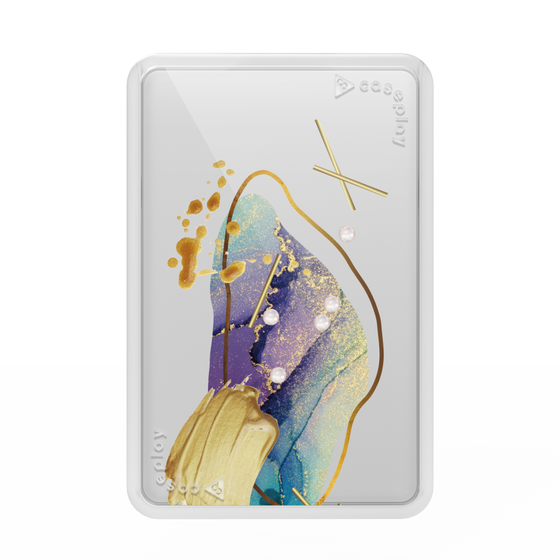 Premium Card Wallet［ Nuance Painting Blue ］