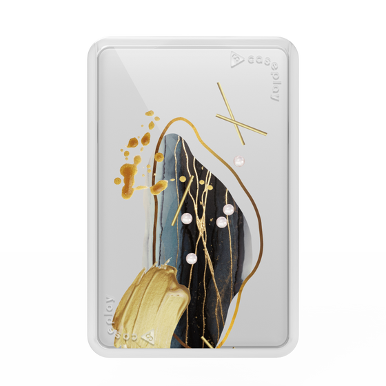 Premium Card Wallet［ Nuance Painting Black ］