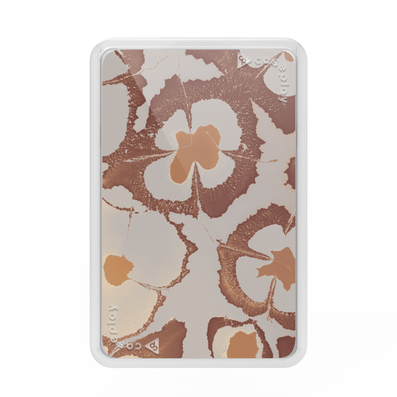 Premium Card Wallet［ y2k(Year2000) - Flower - Pink Beige ］
