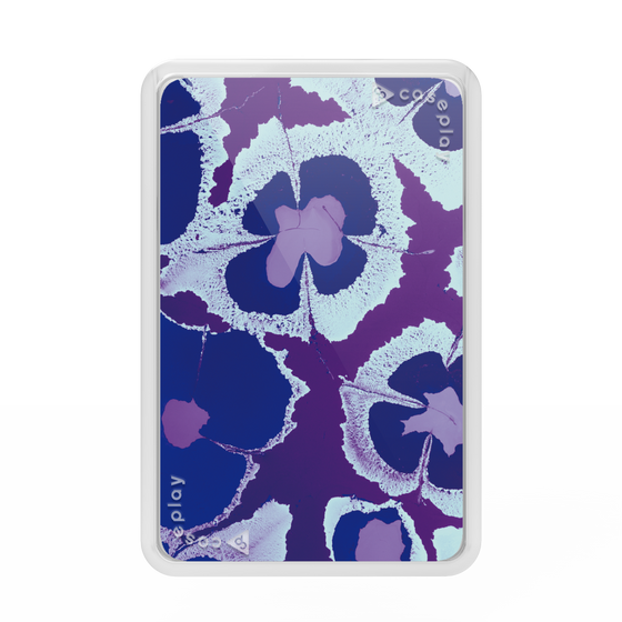 Premium Card Wallet［ y2k(Year2000) - Flower - Rich Purple ］