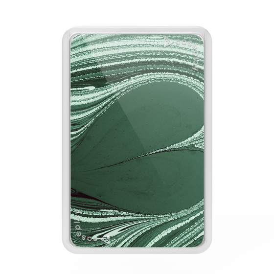 Premium Card Wallet［ y2k(Year2000) - Heart - Full Green ］