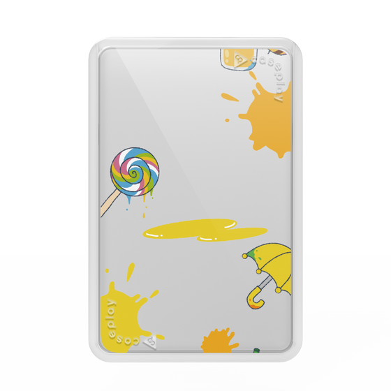 Premium Card Wallet［ DRAWING PAPER Yellow ］