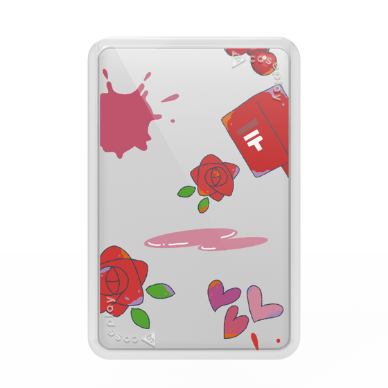 Premium Card Wallet［ DRAWING PAPER Red ］