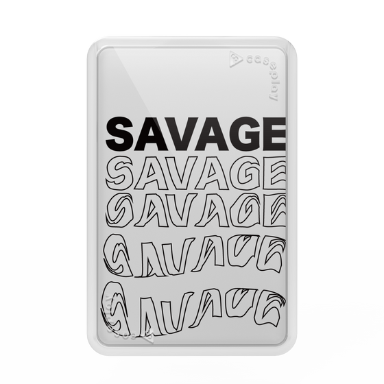 Premium Card Wallet［ SAVAGE Black ］