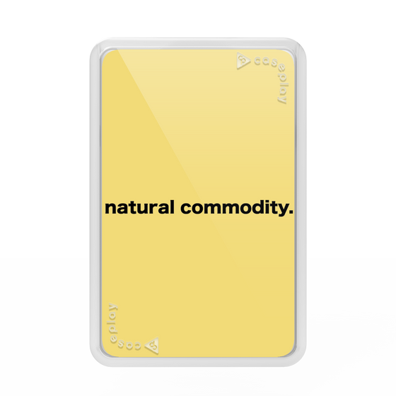 Premium Card Wallet［ NATURAL COMMODITY Yellow ］
