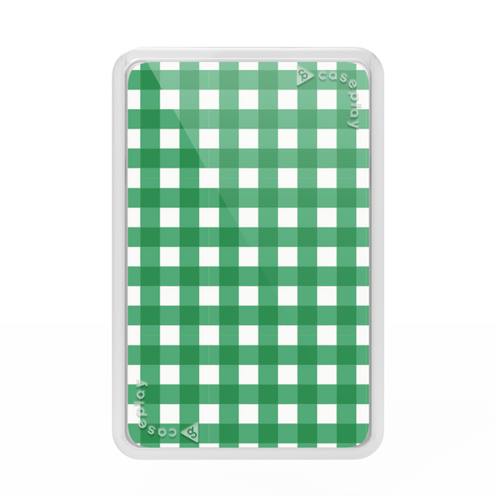 Premium Card Wallet［ Checkered Green ］