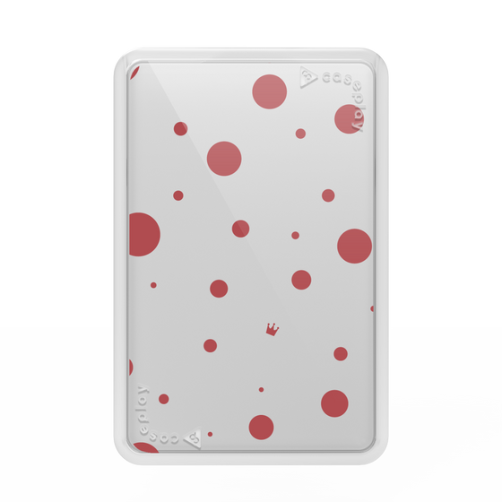 Premium Card Wallet［ Dippin Dots Red ］