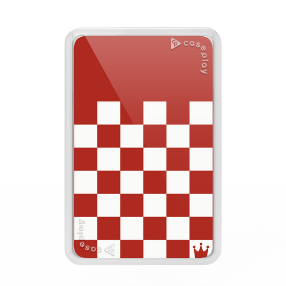 Premium Card Wallet［ Racing Checkered Flag Red ］