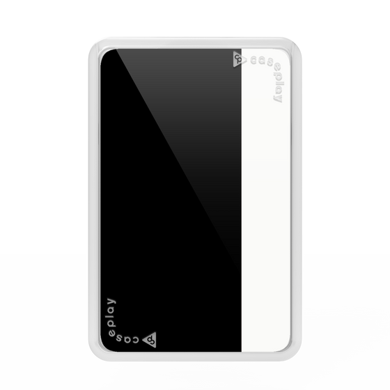 Premium Card Wallet［ CASEPLAY Bi-Colors Black & White ］