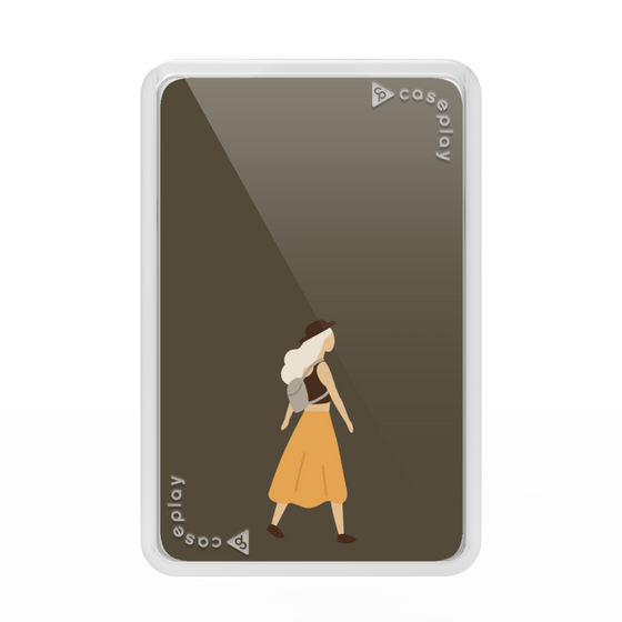 Premium Card Wallet［ Never Mind - Brown ］