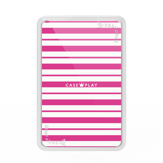 Premium Card Wallet［ Small Border - Pink ］