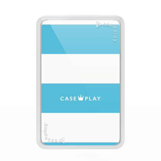 Premium Card Wallet［ Big Border - Blue ］