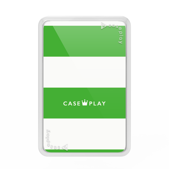 Premium Card Wallet［ Big Border - Green ］