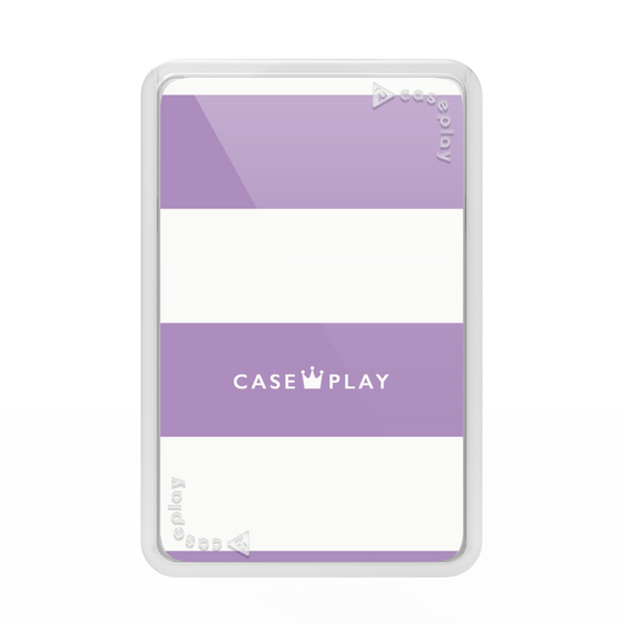 Premium Card Wallet［ Big Border - Purple ］